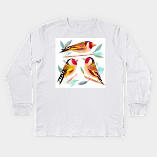 Goldfinches Kids Long Sleeve T-Shirt